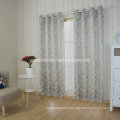 Typcial Circle Design Linen Similar 100% Polyester Curtain